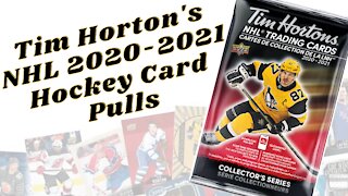 Tim Horton's NHL Hockey Trading Card Pull Session #5