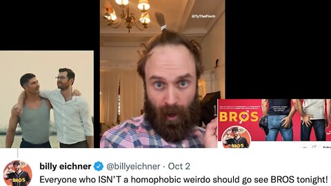 Guy SHAMES straight men who didn't see BROS movie!!!
