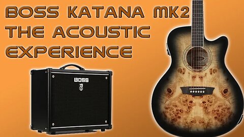Using An Acoustic Guitar With A Boss Katana Mk2 #bosskatana #boss #acousticguitar