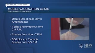 Health Care District hosts mobile vaccination clinic in downtown West Palm Beach