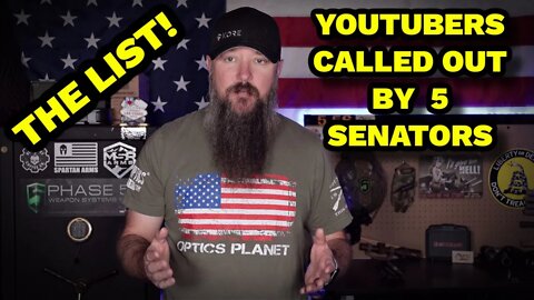 YouTubers Called Out By 5 U.S. Senators. The List!