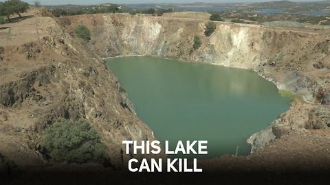 Rare deadly lake could kill an entire village