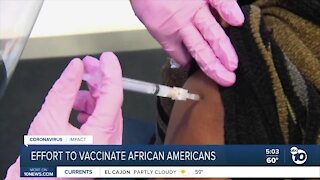 San Diego Black Nurses working to vaccinate more community members