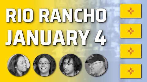 Corrine, Jaclyn, Marcus, and Bob in Rio Rancho, New Mexico, January 4, 2022, #6