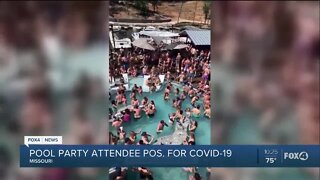 Attendee at viral pool party video test positive for COVID-19