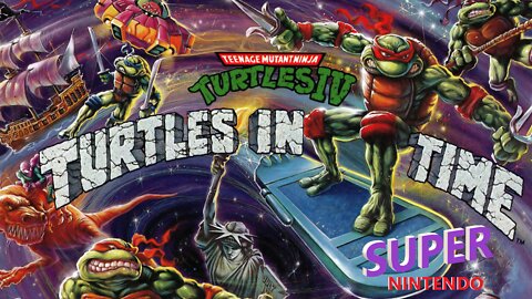 Start to Finish: 'Teenage Mutant Ninja Turtles IV: Turtles in Time' gameplay for Super Nintendo - Retro Game Clipping