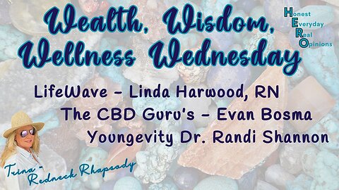 Wealth, Wisdom, Wellness Wednesday - Patch With Punch, CBD & Dr. Randi!