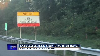 Speed cameras being added to I-95 in Harford County