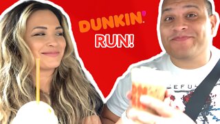 Trying Dunkin’s New Pumpkin Cold Brew!!!