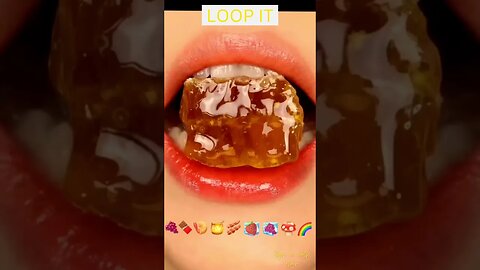 asmr 41 sec for sleep emoji food challenge mashup eating - 2023 - 3