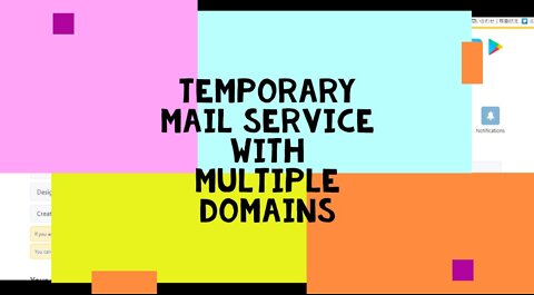 Temporary mail service with multiple domains