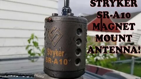 STRYKER SR A10 Magnet Mount Antenna. A Great New Antenna For My Winter Car.