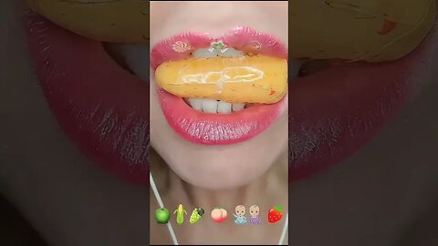 Satisfyng Lips candychush ASMR #asmreating eating #asmr #eatingsounds #mukbang #viral