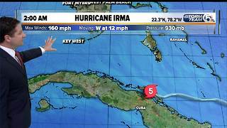 2 a.m. Friday Hurricane Irma update