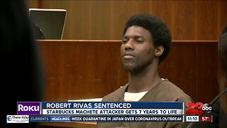 Starbucks machete attacker gets 7 years to life