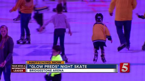 Bridgestone Holds Glow In The Dark Skate
