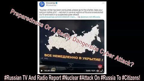 #Russian TV And Radio Report #Nuclear #Attack On #Russia To #Citizens! #nuclearwar #wwiii