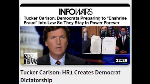 Tucker Carlson: HR1 Creates Democrat Dictatorship