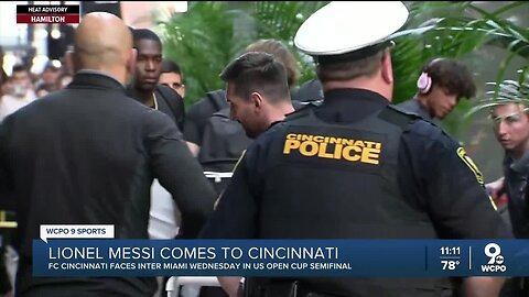 Lionel Messi, Inter Miami arrive in Cincinnati for Open Cup semifinals