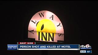 Person shot and killed at Indianapolis motel