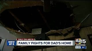 Family attempting to repair home after burned in house fire