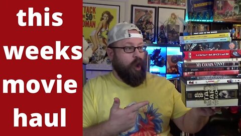 This weeks blu ray, dvd, & vhs movie haul