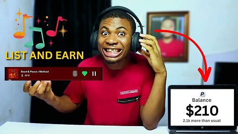 Earn $20 per Song? How to earn money listening to music | Make Money Online ( easiest method )