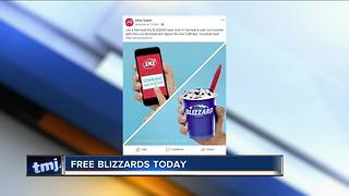 Dairy Queen offers free blizzards
