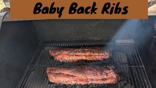 Baby Back Ribs on the Grill Slow Smoked, Green Mountain Grills DB