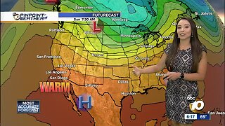 10News Pinpoint Weather with Meteorologist Angelica Campos
