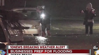 Businesses prep for flooding