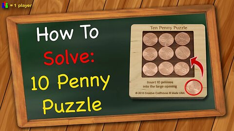 How to solve 10 Penny Puzzle