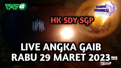 🔴 LIVE ANGKA GAIB JITU HK SDY SGP RABU 29 MARET 2023 PREDIKSI RUMUS BOCORAN TUNGGAL HK JITU