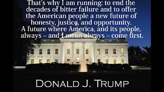 Donald Trump Quotes - That's why I Am Running...