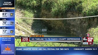 No timeline to fix 76 depressions in Pasco County