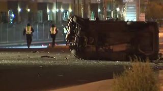 Driver in North Las Vegas rollover crash possibly impaired