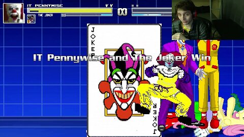 Clown Characters (The Joker, Pennywise, And Ronald McDonald) VS Fluttershy In A Battle In MUGEN