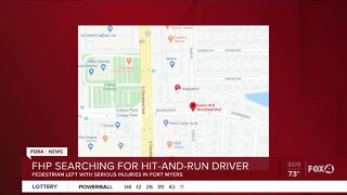 FHP Officers search for hit and run driver