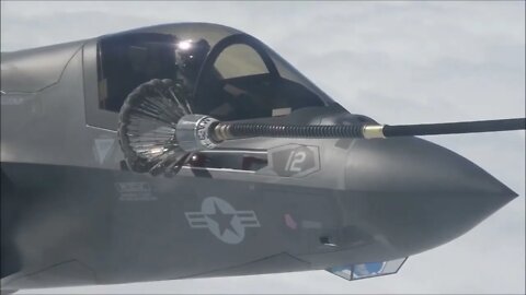 Marine F-38s Conduct Aerial Refueling - Noble Fusion