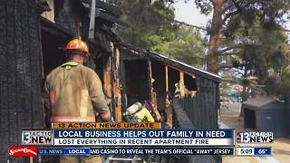Local business helps out family in need