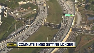 Commute times getting longer in Tampa Bay area