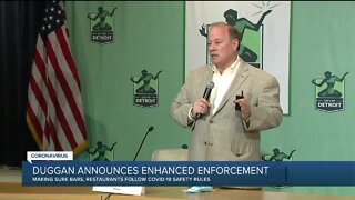 Duggan to increase COVID-19 enforcement at Detroit restaurants, bars this weekend