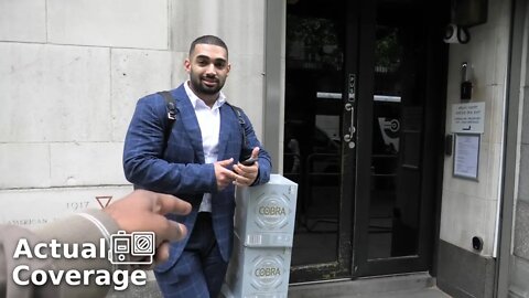 Beer delivery for Naresh Sharawat at Indian Embassy during Khalistan protest | 6th June 2022 |