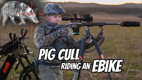 EBIKE Pig Hunt || Feral Animal Shooting with my 308Win Rifle & Thermion 2 LRF XG50 Thermal Scope