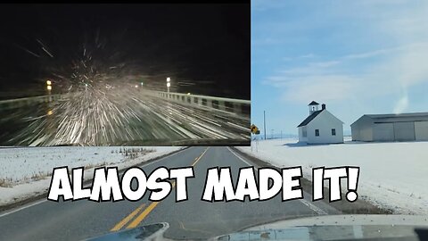 Travel Vlog 10 / Major Snow Storm Coming / Heading South Through Vermont to Get Home