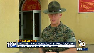 Teachers become Marine recruits to help students