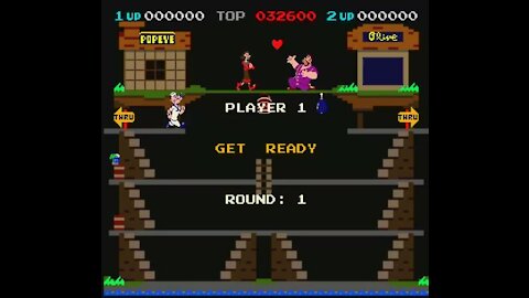 POPEYE - Videogame Braccio di Ferro Nintendo Sala Giochi