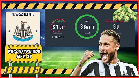 FIFA 23 | RECONSTRUINDO O NEWCASTLE !! Modo Carreira REALISTA