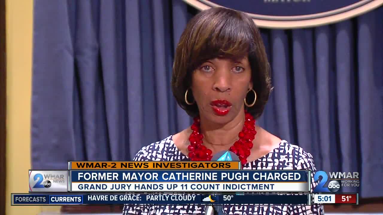 Former Mayor Catherine Pugh indicted on Wednesday