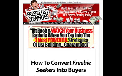 Freebie List Converter - Profit from Give Away Events